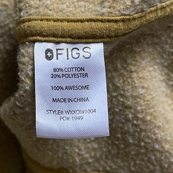 FIGS Essential Golden Yellow Size Medium Hoodie - Picture 5 of 9